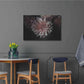 Luxe Metal Art 'Peach Dahlias' by Elise Catterall, Metal Wall Art,36x24