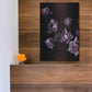 Luxe Metal Art 'Purple Fringed Tulips III' by Elise Catterall, Metal Wall Art,12x16