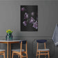 Luxe Metal Art 'Purple Fringed Tulips III' by Elise Catterall, Metal Wall Art,24x36