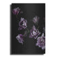 Luxe Metal Art 'Purple Fringed Tulips III' by Elise Catterall, Metal Wall Art