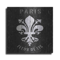 Luxe Metal Art 'Refurbished Fleur-de-lis' by Wild Apple Portfolio, Metal Wall Art
