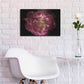 Luxe Metal Art 'Coral Peony' by Elise Catterall, Metal Wall Art,24x16