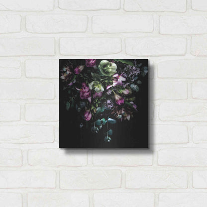 Luxe Metal Art 'Hellebores Bouquet' by Elise Catterall, Metal Wall Art,12x12