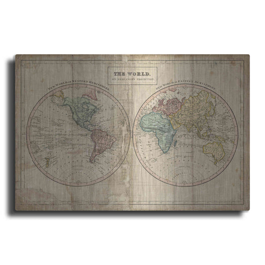Luxe Metal Art 'Old World Eastern Western' by Wild Apple Portfolio, Metal Wall Art