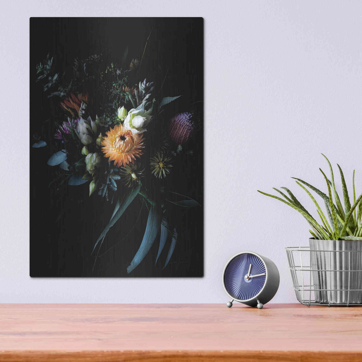 Luxe Metal Art 'Native Collection' by Elise Catterall, Metal Wall Art,12x16