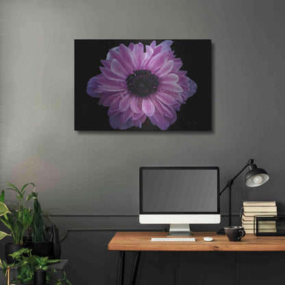 Luxe Metal Art 'Purple Anemone' by Elise Catterall, Metal Wall Art,36x24