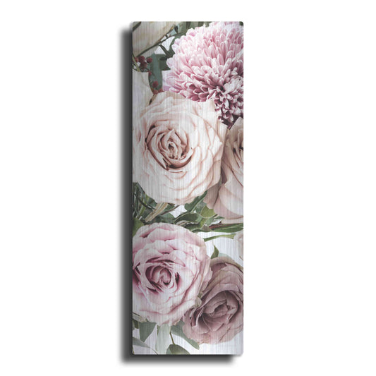 Luxe Metal Art 'Pastel Bouquet Crop' by Elise Catterall, Metal Wall Art