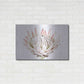 Luxe Metal Art 'Pastel Protea I' by Elise Catterall, Metal Wall Art,36x24