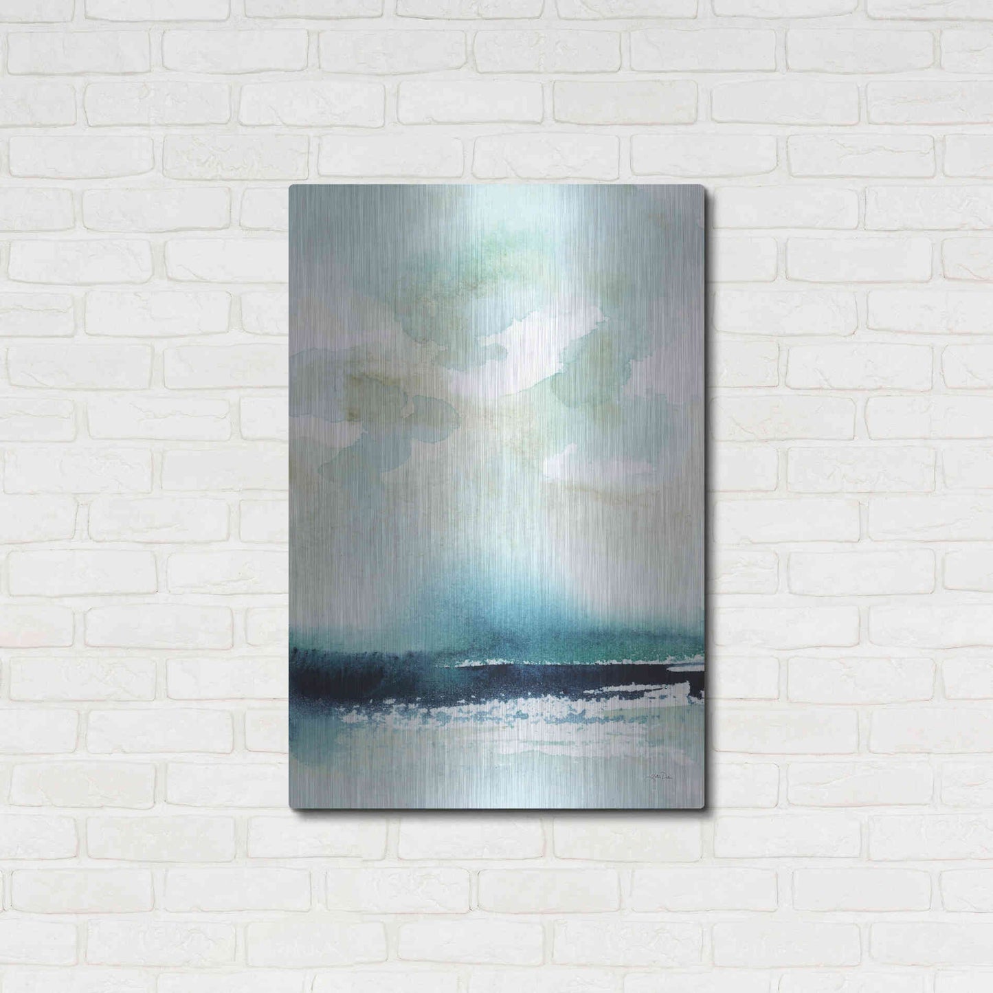 Luxe Metal Art 'Seascape' by Katrina Pete, Metal Wall Art,24x36