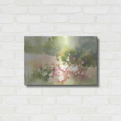 Luxe Metal Art 'Floral Field' by Katrina Pete, Metal Wall Art,24x16