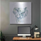 Luxe Metal Art 'Baby Elephant' by Katrina Pete, Metal Wall Art,36x36