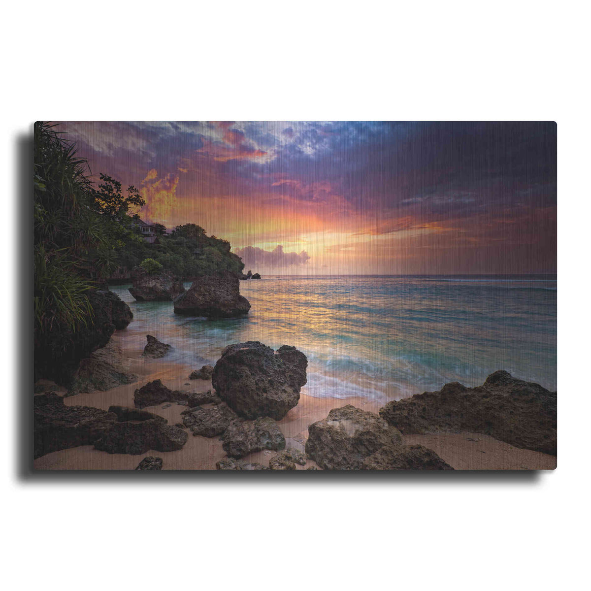 Luxe Metal Art 'Bali Vibes' by Jesse Estes, Metal Wall Art