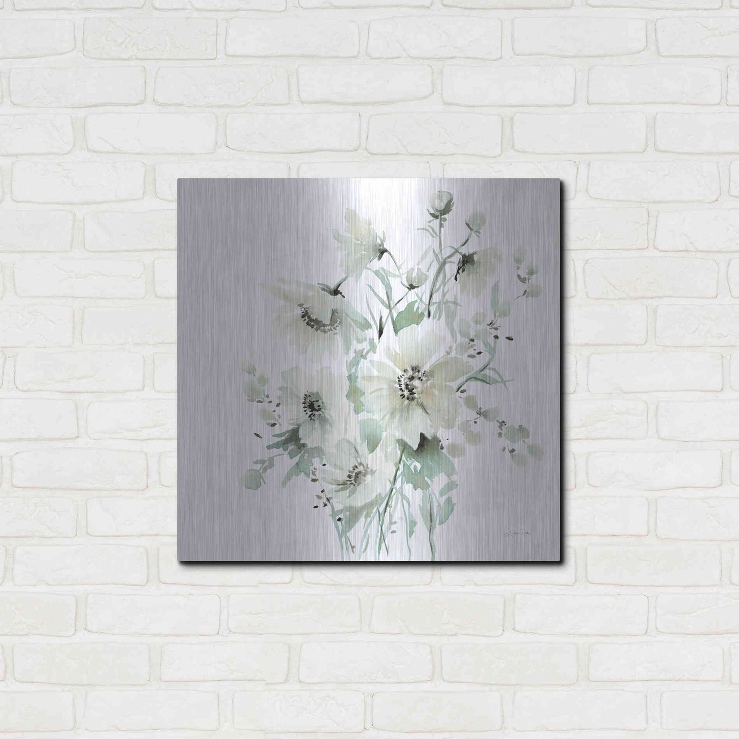 Luxe Metal Art 'Secret Garden Bouquet I' by Katrina Pete, Metal Wall Art,24x24