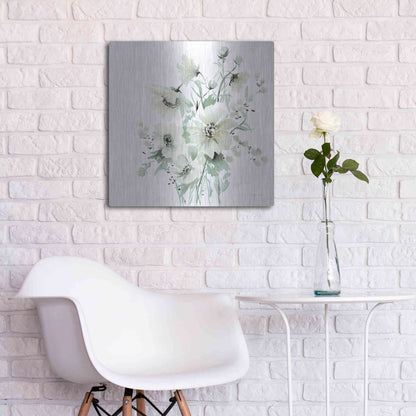 Luxe Metal Art 'Secret Garden Bouquet I' by Katrina Pete, Metal Wall Art,24x24