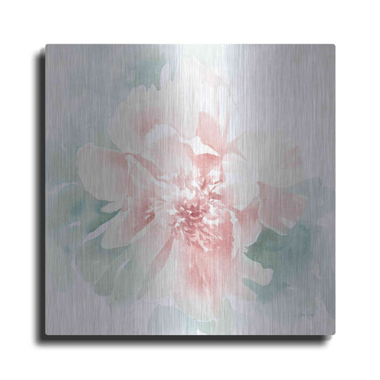 Luxe Metal Art 'Poetic Blooming II Pink' by Katrina Pete, Metal Wall Art