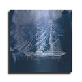 Luxe Metal Art 'Sailing Ships IV' by Wild Apple Portfolio, Metal Wall Art