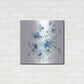 Luxe Metal Art 'Secret Garden Bouquet I Blue Light' by Katrina Pete, Metal Wall Art,24x24