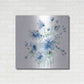 Luxe Metal Art 'Secret Garden Bouquet I Blue Light' by Katrina Pete, Metal Wall Art,36x36
