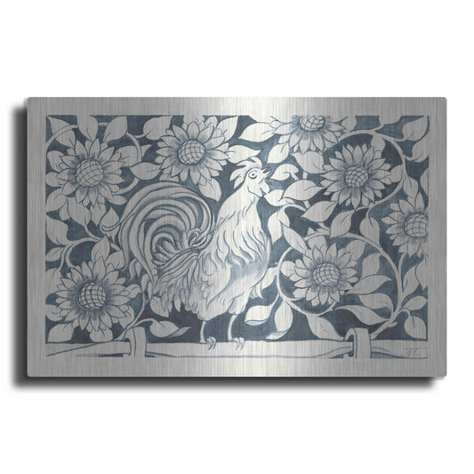 Luxe Metal Art 'Farm Life I' by Miranda Thomas, Metal Wall Art