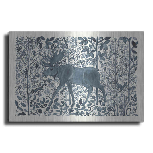 Luxe Metal Art 'Forest Life VI' by Miranda Thomas, Metal Wall Art