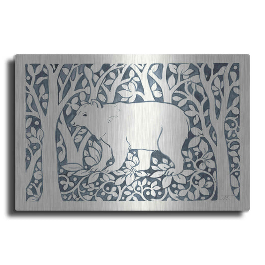 Luxe Metal Art 'Forest Life VII' by Miranda Thomas, Metal Wall Art