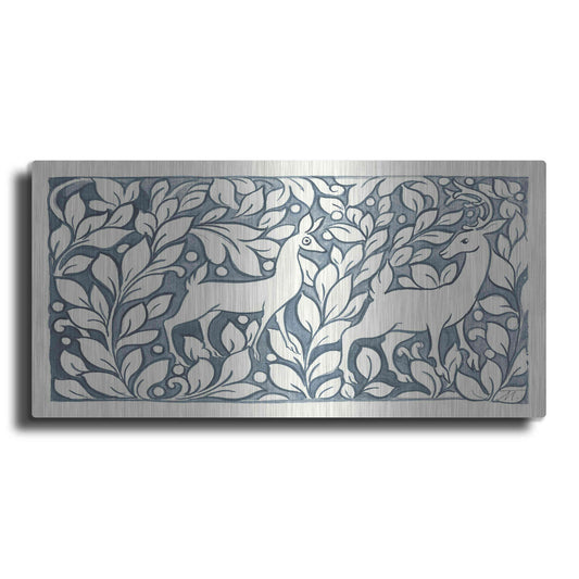Luxe Metal Art 'Forest Life X' by Miranda Thomas, Metal Wall Art