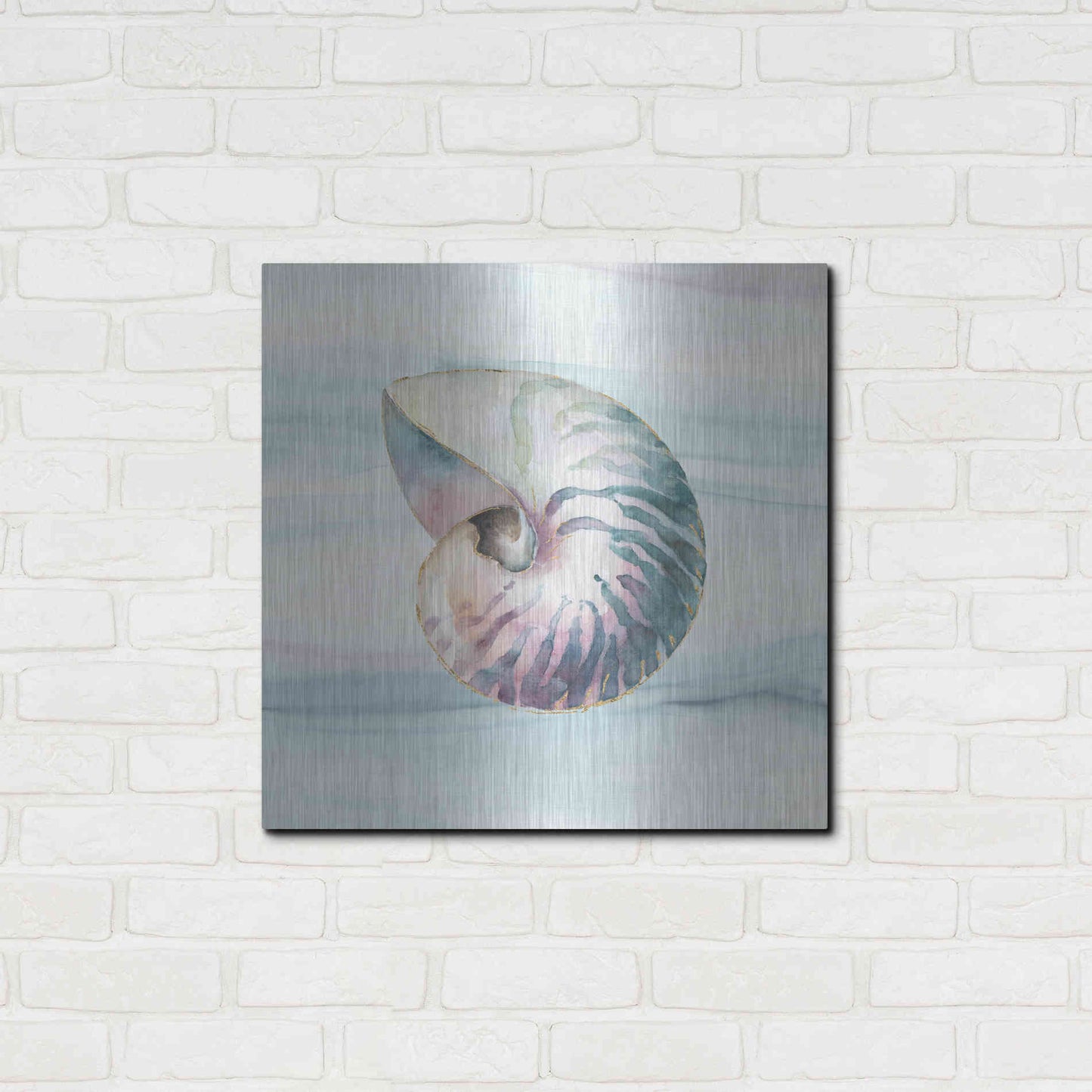 Luxe Metal Art 'Ocean Dream V' by Lisa Audit, Metal Wall Art,,24x24