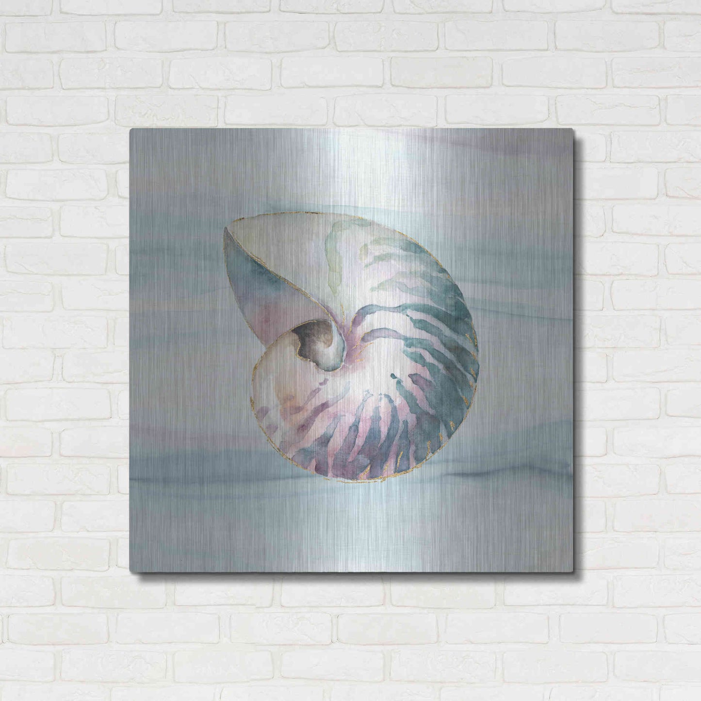 Luxe Metal Art 'Ocean Dream V' by Lisa Audit, Metal Wall Art,,36x36