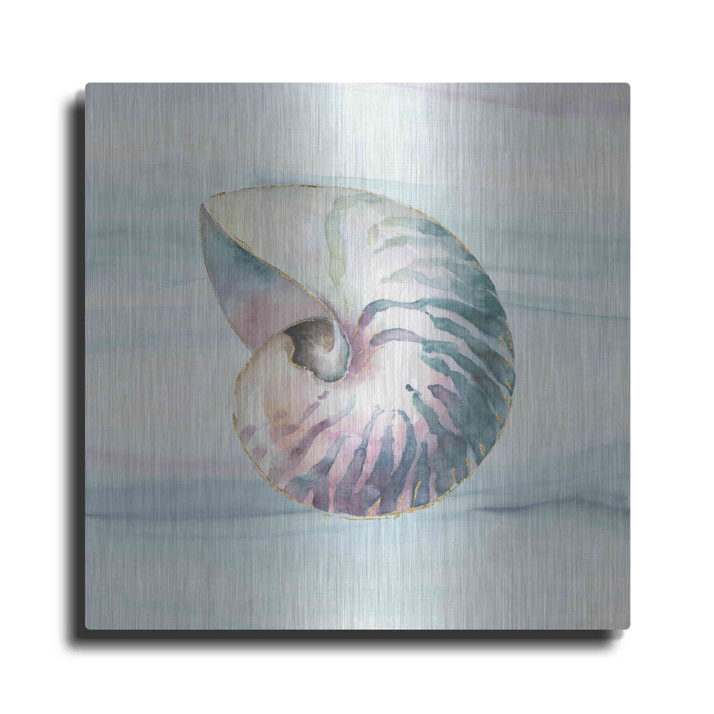 Luxe Metal Art 'Ocean Dream V' by Lisa Audit, Metal Wall Art,