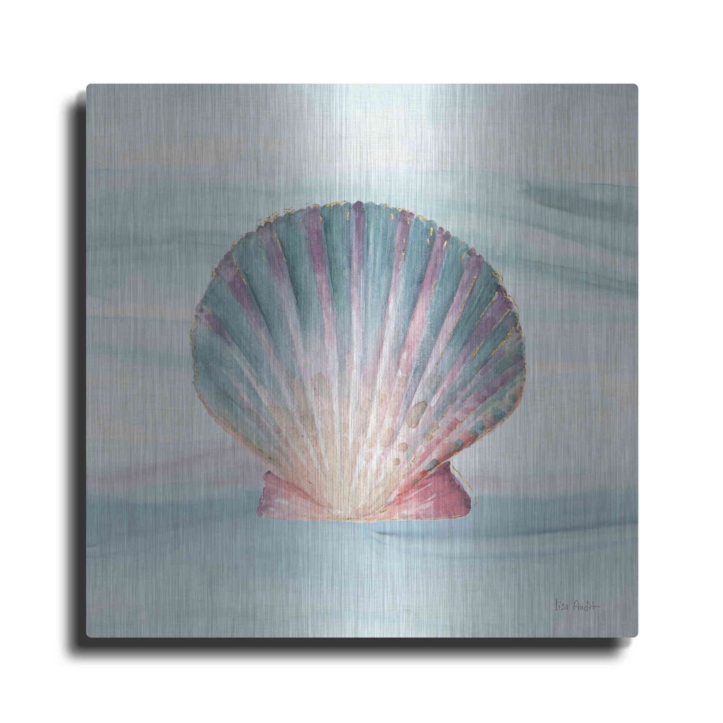 Luxe Metal Art 'Ocean Dream VI' by Lisa Audit, Metal Wall Art,