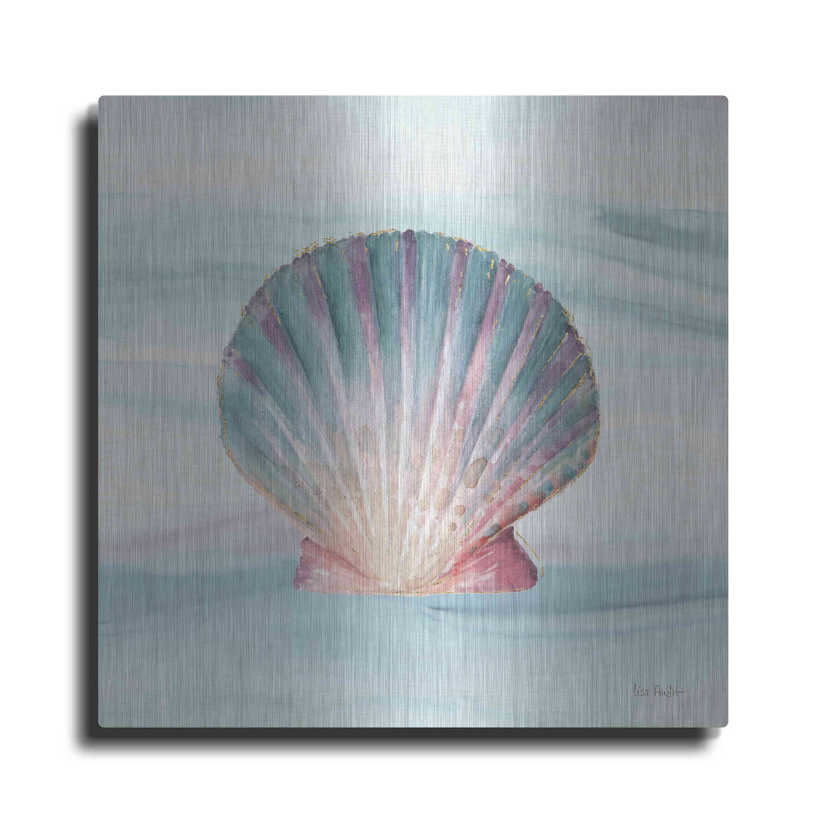 Luxe Metal Art 'Ocean Dream VI' by Lisa Audit, Metal Wall Art,
