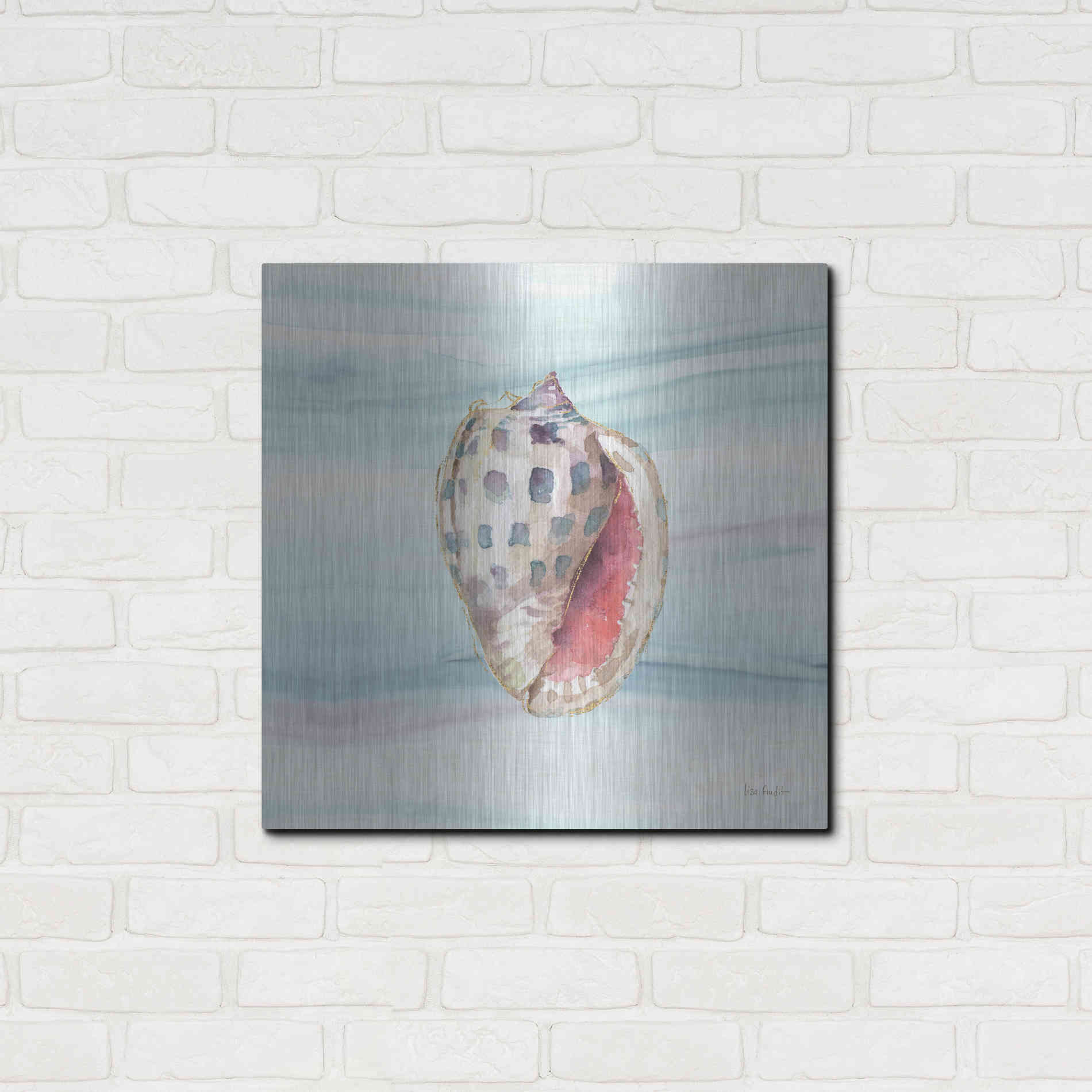 Luxe Metal Art 'Ocean Dream VII' by Lisa Audit, Metal Wall Art,,24x24