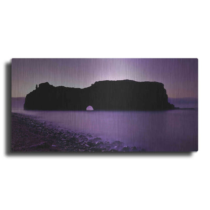 Luxe Metal Art 'Eminence Island' by Unknown Artist, Metal Wall Art