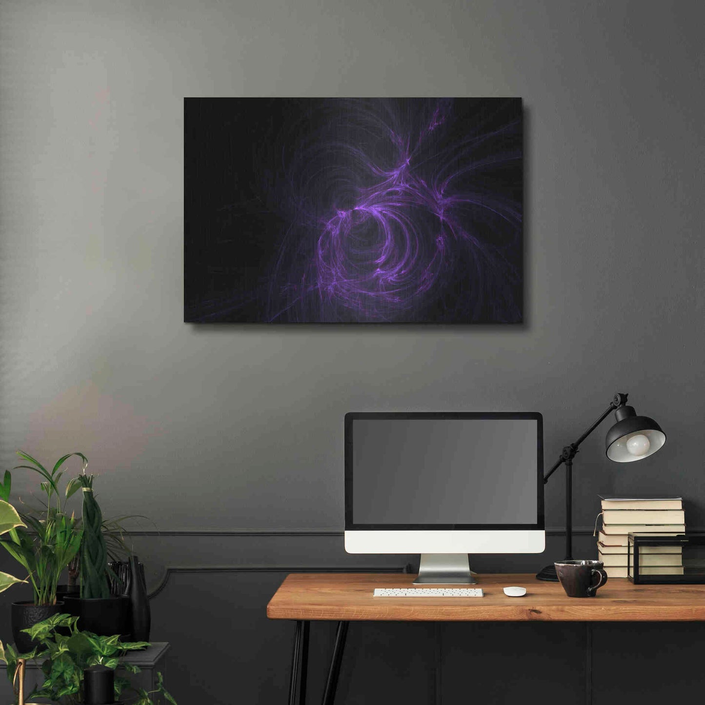 Luxe Metal Art 'Deep Fractals' by Unknown Artist, Metal Wall Art,36x24