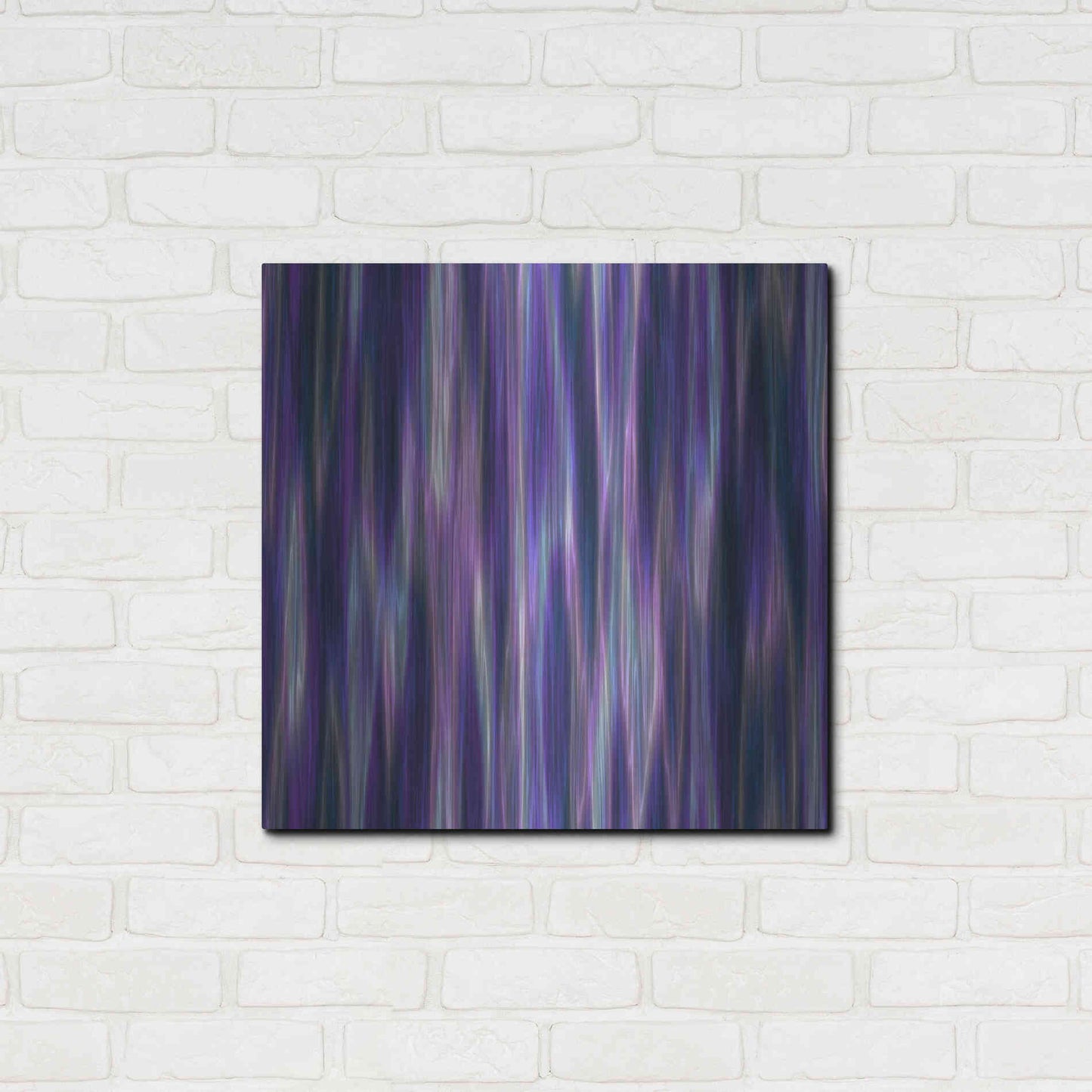 Luxe Metal Art 'Cyber Northern Lights' by Unknown Artist, Metal Wall Art,24x24