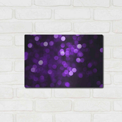 Luxe Metal Art 'Cyber Grapesh' by Unknown Artist, Metal Wall Art,16x12