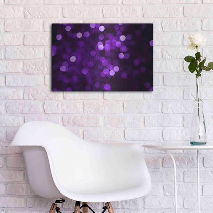 Luxe Metal Art 'Cyber Grapesh' by Unknown Artist, Metal Wall Art,24x16