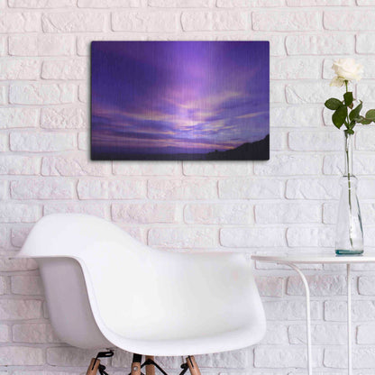 Luxe Metal Art 'Cotton Candy Sunrise' by Unknown Artist, Metal Wall Art,24x16