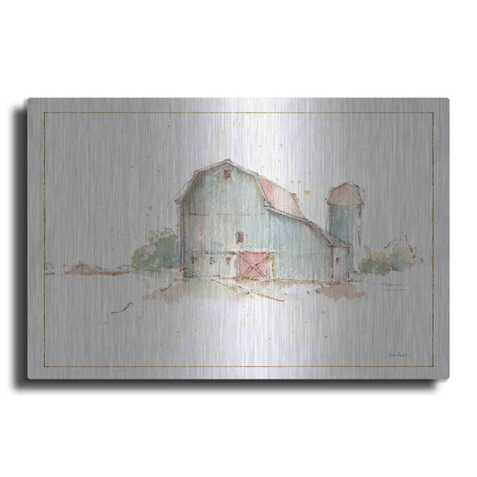 Luxe Metal Art 'Farm Friends XIV Barn' by Lisa Audit, Metal Wall Art,
