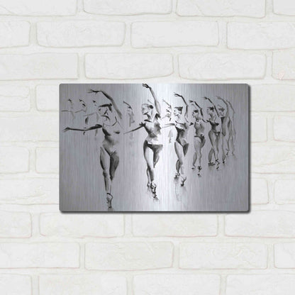 Luxe Metal Art 'Rehearsal' by Aimee Del Valle, Metal Wall Art,16x12