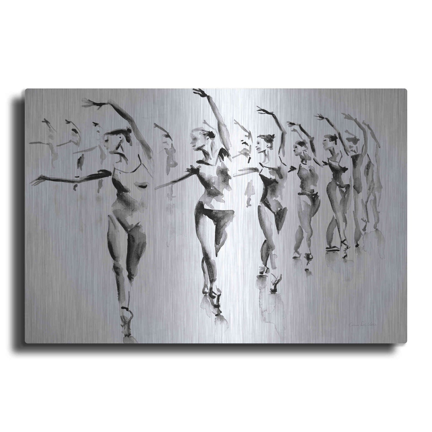 Luxe Metal Art 'Rehearsal' by Aimee Del Valle, Metal Wall Art