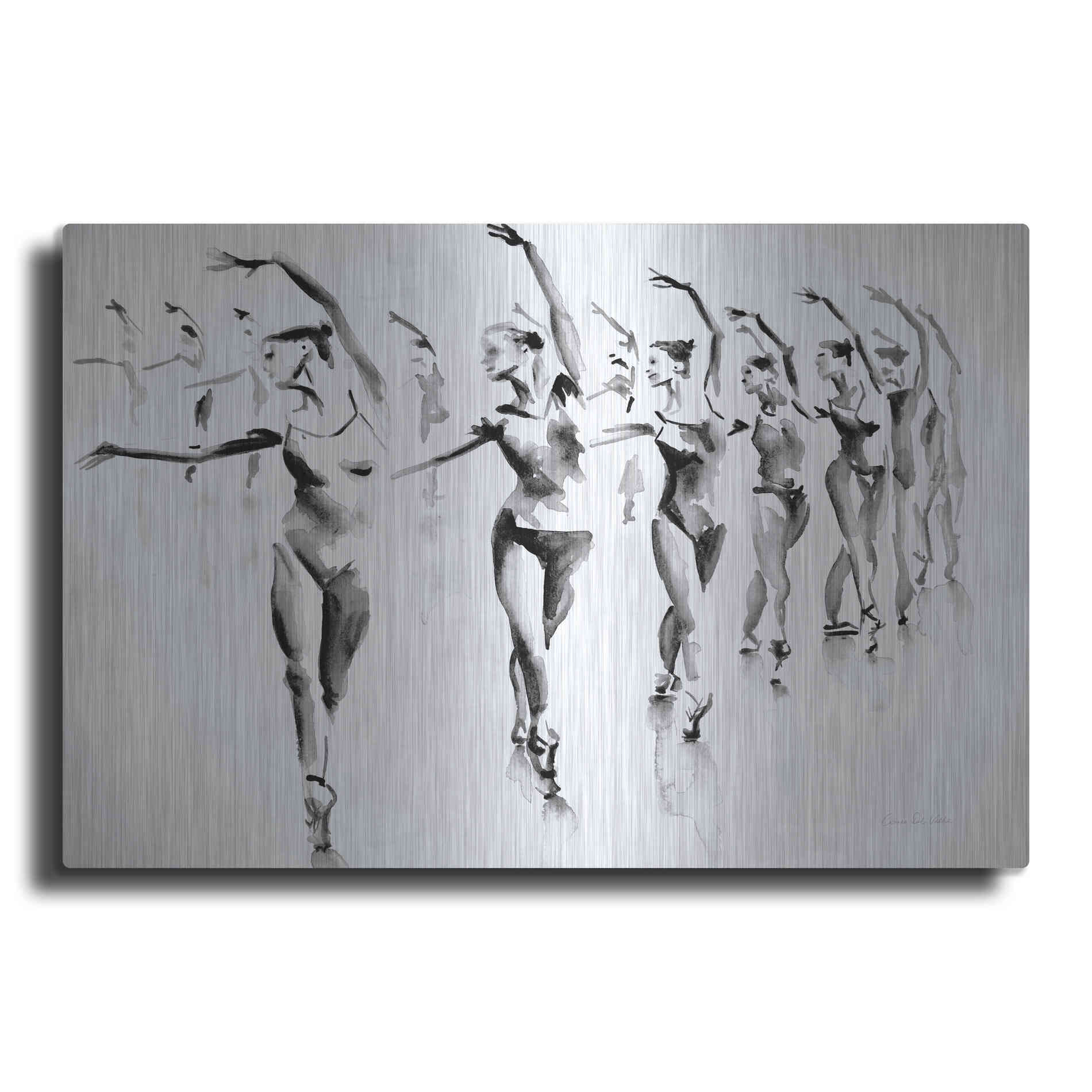 Luxe Metal Art 'Rehearsal' by Aimee Del Valle, Metal Wall Art