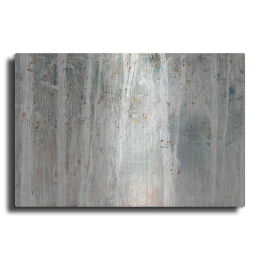 Luxe Metal Art 'Wood Land Walk I' by Lisa Audit, Metal Wall Art,