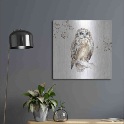 Luxe Metal Art 'Wood Land Walk VIII' by Lisa Audit, Metal Wall Art,,24x24