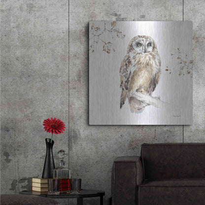 Luxe Metal Art 'Wood Land Walk VIII' by Lisa Audit, Metal Wall Art,,36x36