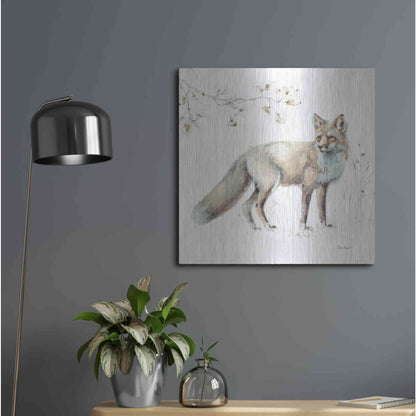 Luxe Metal Art 'Wood Land Walk XI' by Lisa Audit, Metal Wall Art,,24x24