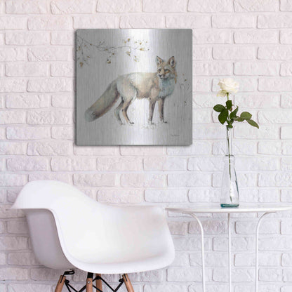 Luxe Metal Art 'Wood Land Walk XI' by Lisa Audit, Metal Wall Art,,24x24