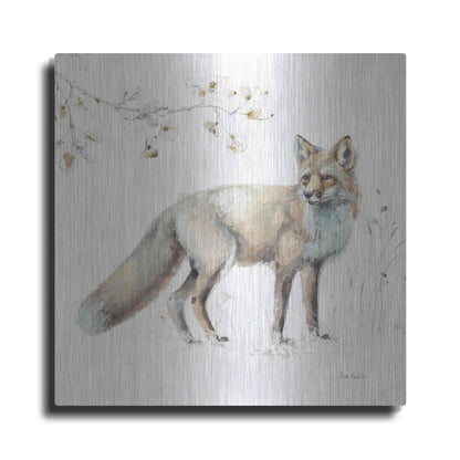 Luxe Metal Art 'Wood Land Walk XI' by Lisa Audit, Metal Wall Art,