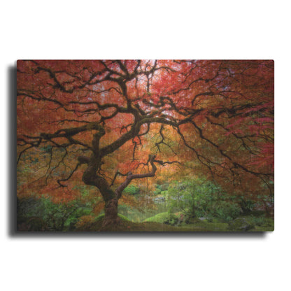 Luxe Metal Art 'Japenese Maple' by Jesse Estes, Metal Wall Art