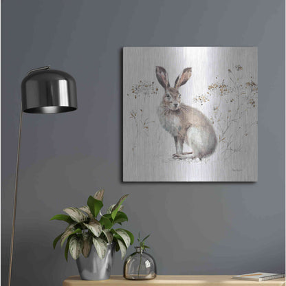 Luxe Metal Art 'Wood Land Walk XIII' by Lisa Audit, Metal Wall Art,,24x24